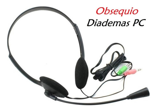 Parlantes Unitec Usb Y Plug 3.5 Mm + Obsequio Diademas Pc