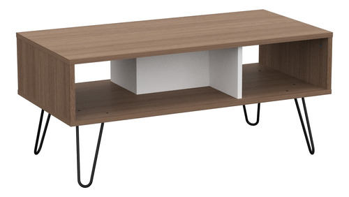 Mesa De Centro / Living Estilo Nórdico Patas De Hierro