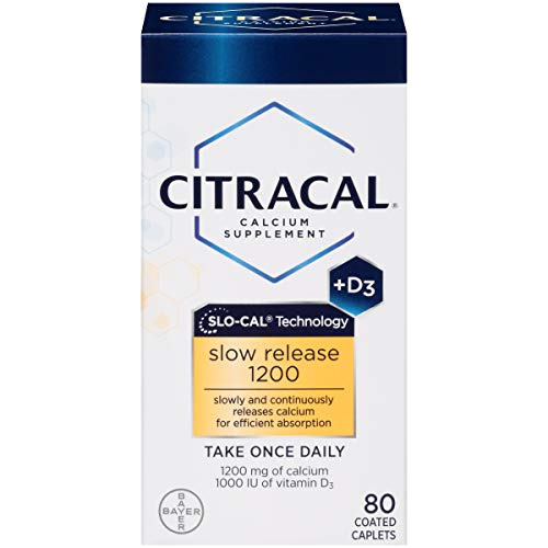Citracal Slow Release 1200, 1200 Mg Calcio Citrate Y Ejq2t