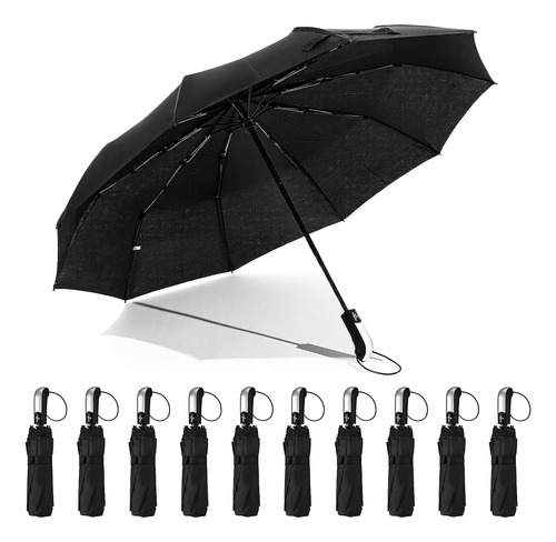 Paquete De 10 Paraguas De Boda A Granel Plegables Para Lluvi