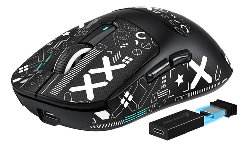 Mouse Inalambrico Ligero Para Juego 4k 8k Cinta Agarre Al