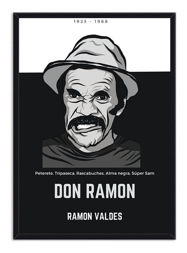 Cuadro Decorativo Póster Don Ramon