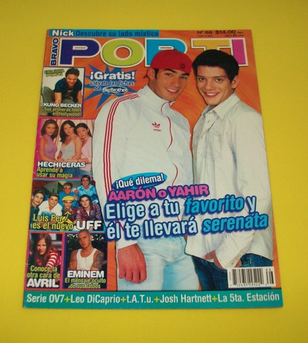 Aaron Diaz Revista Por Ti Yahir Charmed Ov7 T.a.t.u. Uff Kab