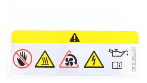 Etiqueta Adesiva De Identificação Jetta/t Cross 701010002aa Cor Branco