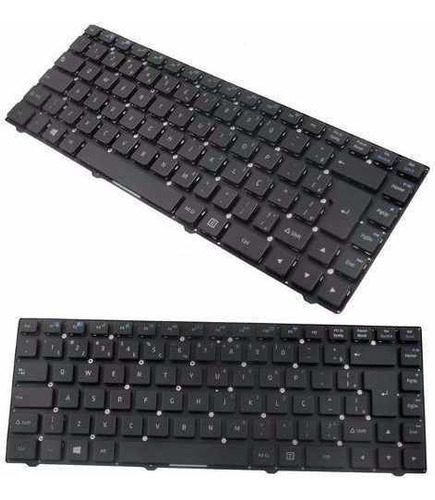 Teclado Para Positivo Sim+ 2670m Mp-10f88pa-f51c Ç Wi-fi F11