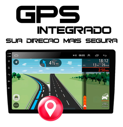 Kit Multimidia Android 9 Duster 14/19 Black Piano Renault