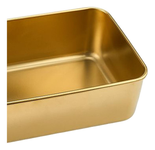 Bandeja Rectangular De Metal Para Postres De Dulces,