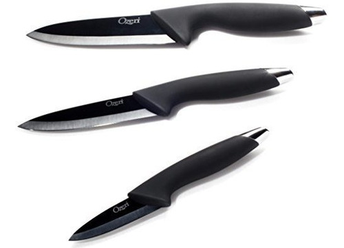 Ozeri Ozk1 Elite Chef Ceramic 3piece Knife Set Negro