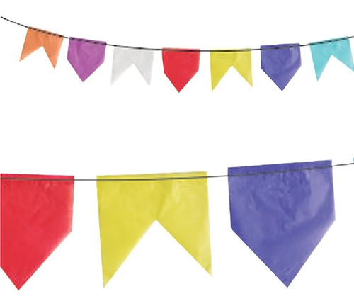 Imagem 1 de 1 de Bandeira Junina Seda 100 Metros Colorida