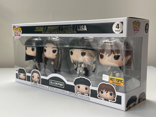 Funko Pop Blackpink Set 4 Black Pink Jisoo Jennie Rose Lisa (Usado)