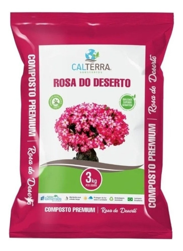 Substrato Rosa Do Deserto 3 Kg Calterra