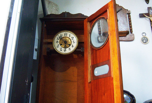 Historical*- Raro Reloj Armario De Pie Alemán Garantía-envio
