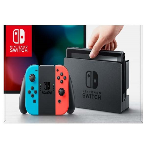 Nintendo Switch Neon 32g + Juego Super Mario Odissey + Funda