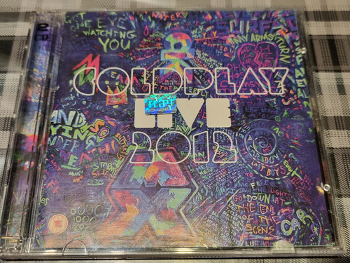 Coldplay Live 2012 Cd/dvd Impecable #cdspaternal 