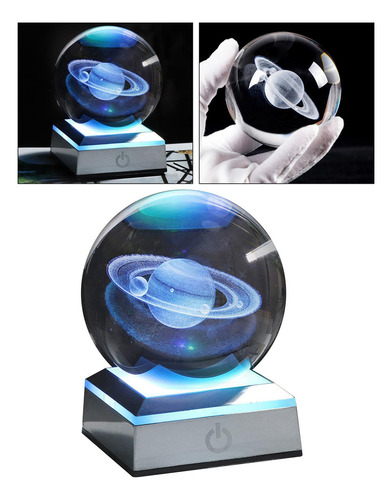 New Bola 3d Gravada A Laser Com Planetas Mínimos, Modelo De