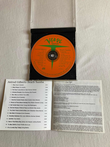 Astrud Gilberto / Beach Samba Cd Reissue 1993 Impecable (Usado)