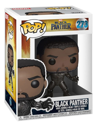 Funko Pop Black Panther - Black Panther #273 (detalles Caja)