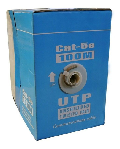 Cable Utp Nrg+ Cat5e 100 Metros - Aluminio