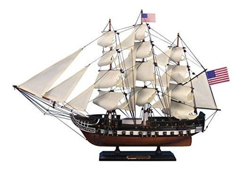 Modelos - Hampton Nautical Uss Constitution, Modelo Alto De 