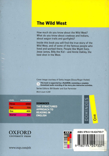 Wild West,the (2/ed.) W/cd - Escott John