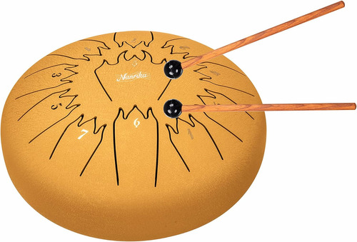 Tambor De Lengua De Acero, 10 Pulgadas 11 Notas, Instru...