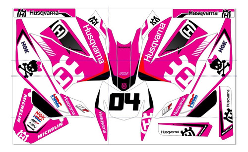 Stickers Para Moto Raptor660r Mod-81