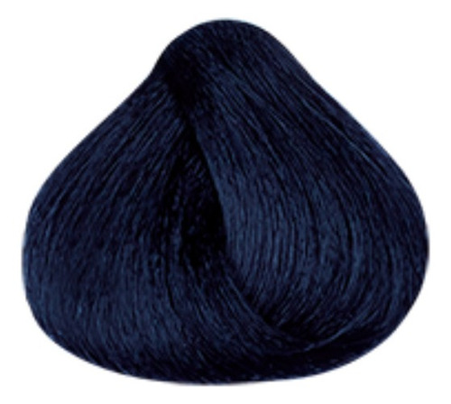 Kit Tintura Bio Extratus  Bio Extraxtus Color Coloração creme tom 1.1 preto azulado para cabelo