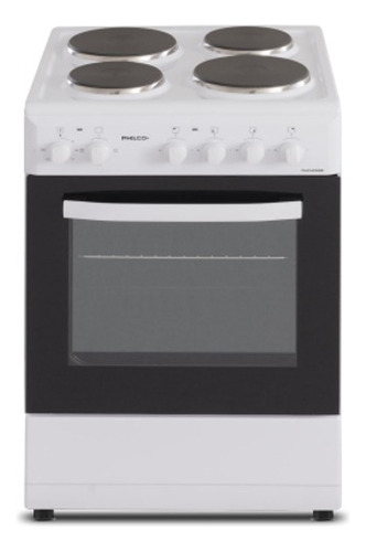 Cocina Eléctrica Philco Phch060b De 4 Hornallas 60 Cm Blanca