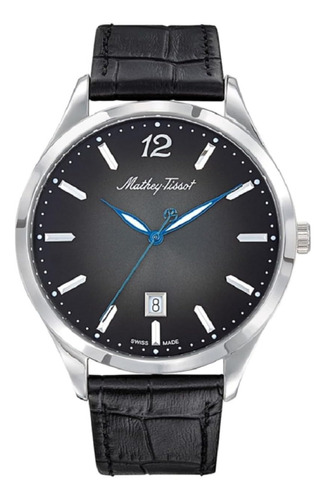 Mathey-tissot Urban Reloj Para Hombre Con Esfera Negra H411a