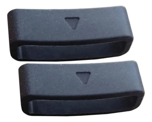 2 X Anéis De Silicone Para Pulseira Garmin 220 235 735xt Cor Preto