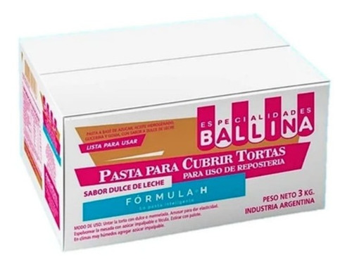 Pasta Ballina  H  Formula Inteligente X3kg - Cotillón Waf