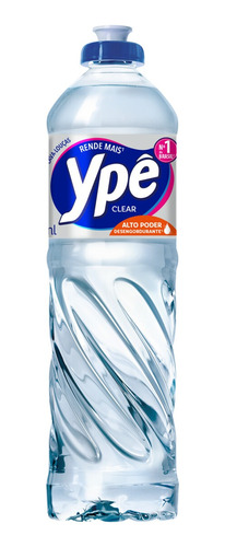 Lava-louças Detergente Líquido Clear 500ml Ypê 