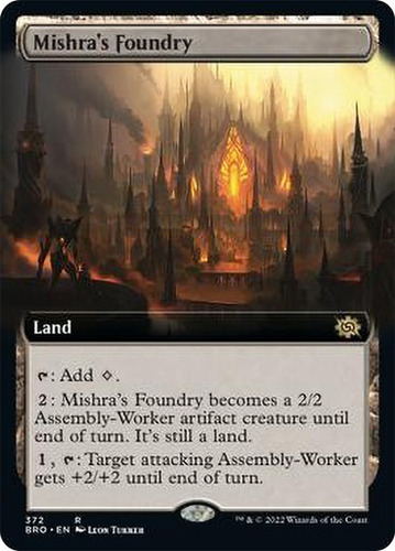 Magic Mishra's Foundry (extended Art) The Brothers' War 