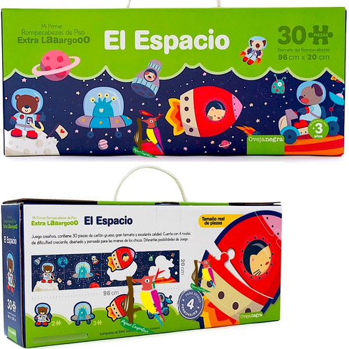 Rompecabezas Creativo X 30 Espacial Diseños Infantiles Niños