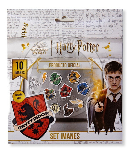 Set Imanes Harry Potter X10 Unidades - Producto Oficial