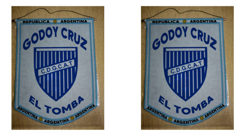 Banderin Chico 13cm Godoy Cruz Tomba Mendoza