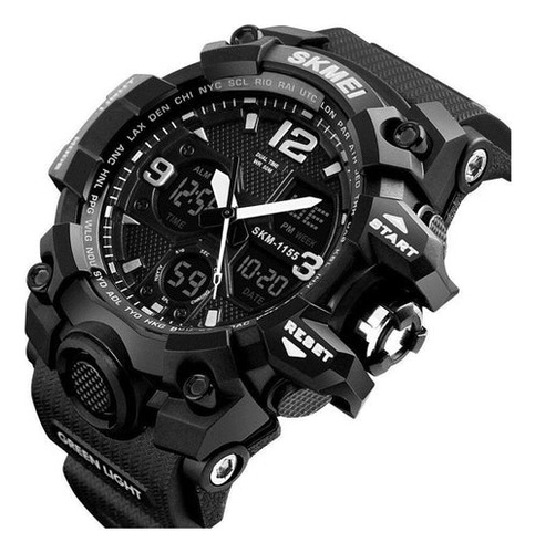 Reloj Skmei 1155b Analógico Y Digital Acuático Anti Golpes