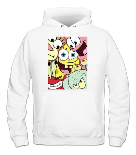 Poleron Personalizado  Bob Esponja Y Amigos