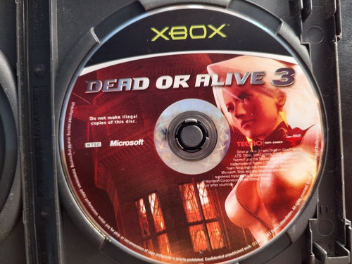 Dead Or Alive 3 Xbox Clásico Original Buen Estado Físico Gar