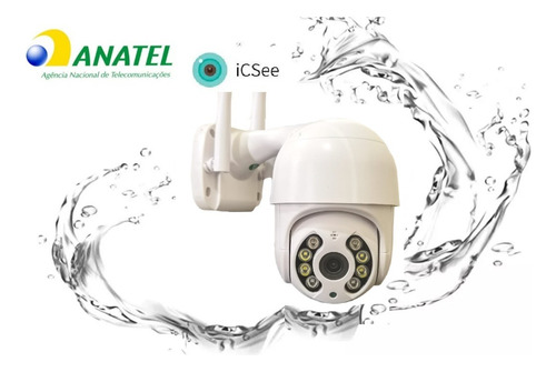 Kit 4 Camera Ip Icsee Wifi + 4 Cartão De Memória Sd 64gb