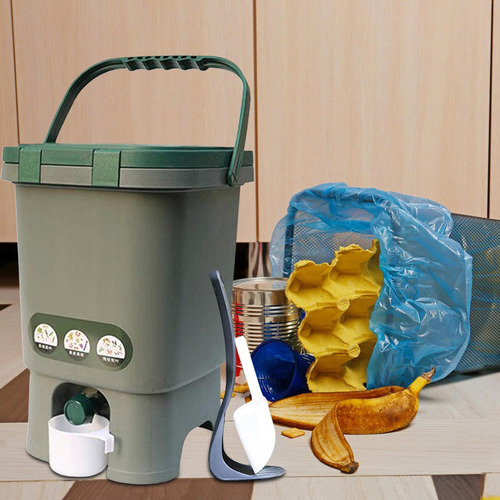 Contenedor De Compostaje De Gran Capacidad De 15l Para El