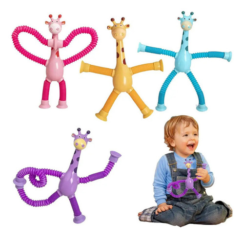 Kit 8 Divertidas Jirafinhas Melman Brinquedo Para Niños