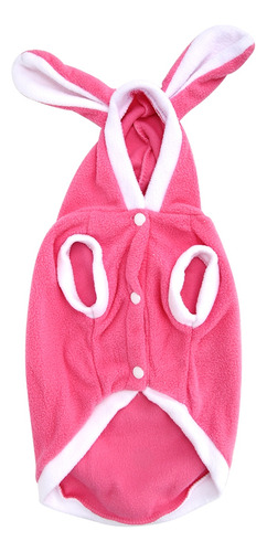 Ropa Para Mascotas Pink M, Cálida, Bonita Tela De Conejo, In