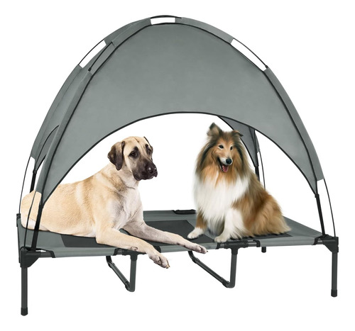 Cama Elevada Para Perros Con Toldo Extraible Catre Elevado I