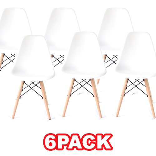 Pack Silla Eames Clasica 6 Unidades_blanco