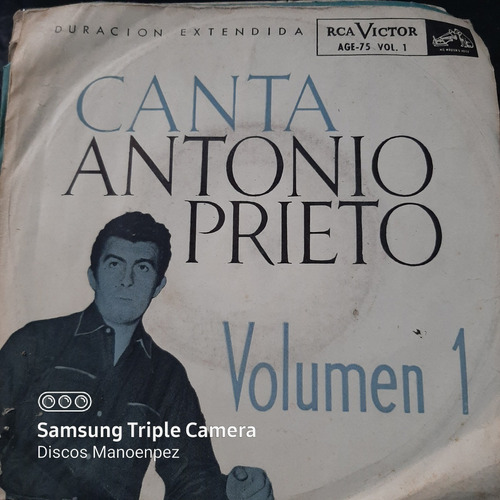 Simple Sobre Canta Antonio Prieto Volumen 1 Rca Victor C24