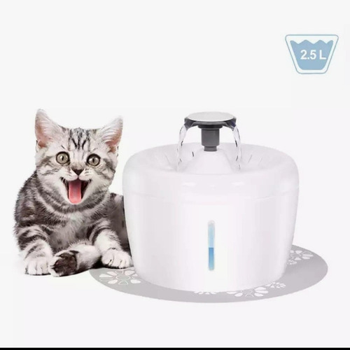 Bebedero Dispensado Fuente Eléctrica Agua Mascota Perro Gato
