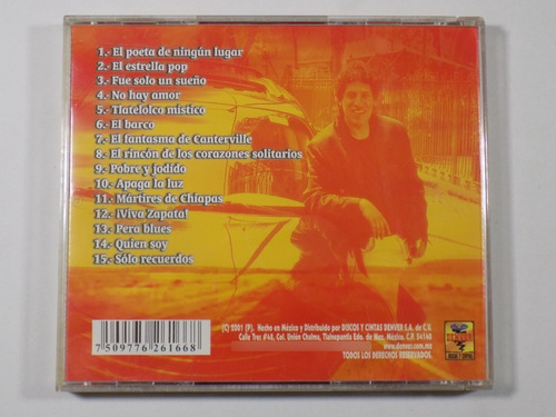 Juan Hernández 15 Grandes Éxitos Cd México Blues Rock Latín (Usado)