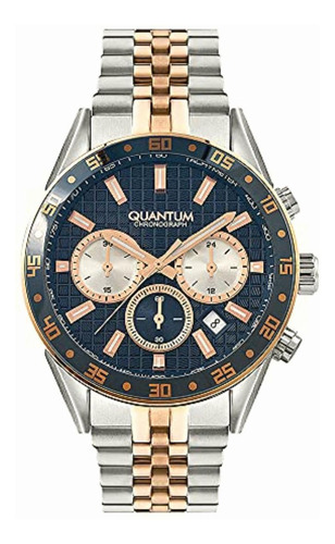 Reloj Quantum Pwg948.590 Para Caballero Color Plata
