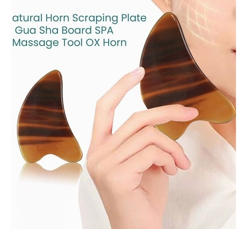 Tabla Raspadora De Cuerno Natural Tabla Gua Sha Spa Ferram